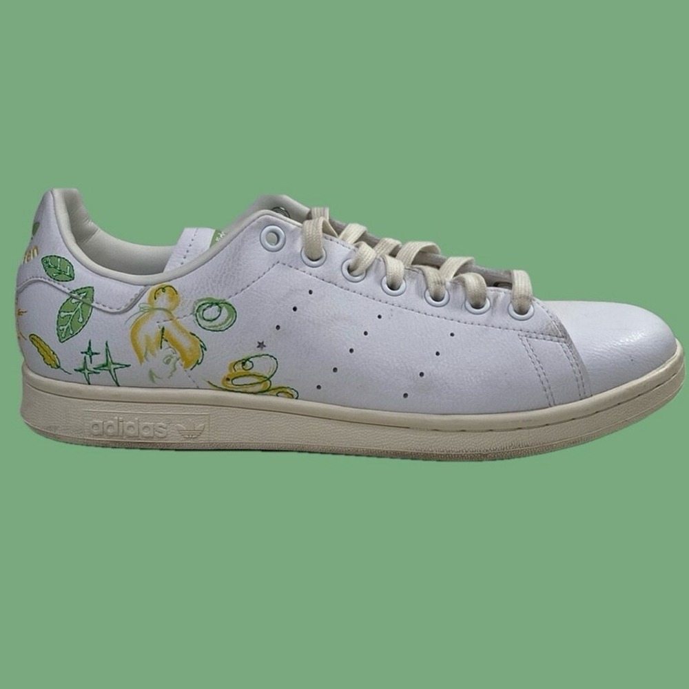 Adidas Stan Smith Mens White Disney Tinkerbell Primegreen Sneakers Fairytale 9